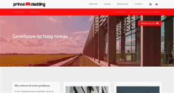 Desktop Screenshot of princecladdingbenelux.nl