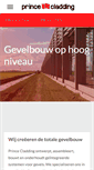 Mobile Screenshot of princecladdingbenelux.nl